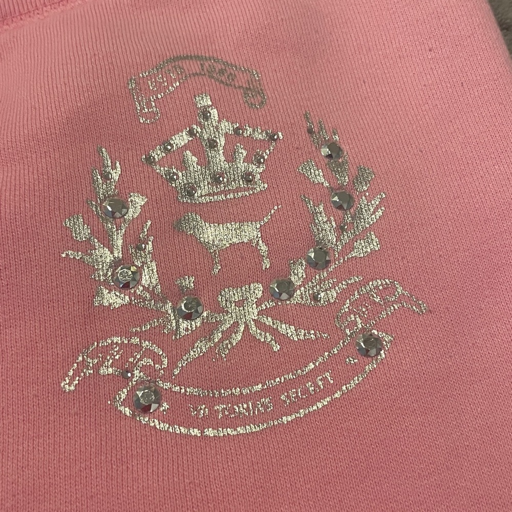 Pink Sweatpants with Silver Embellishment - Picture 2 of 7